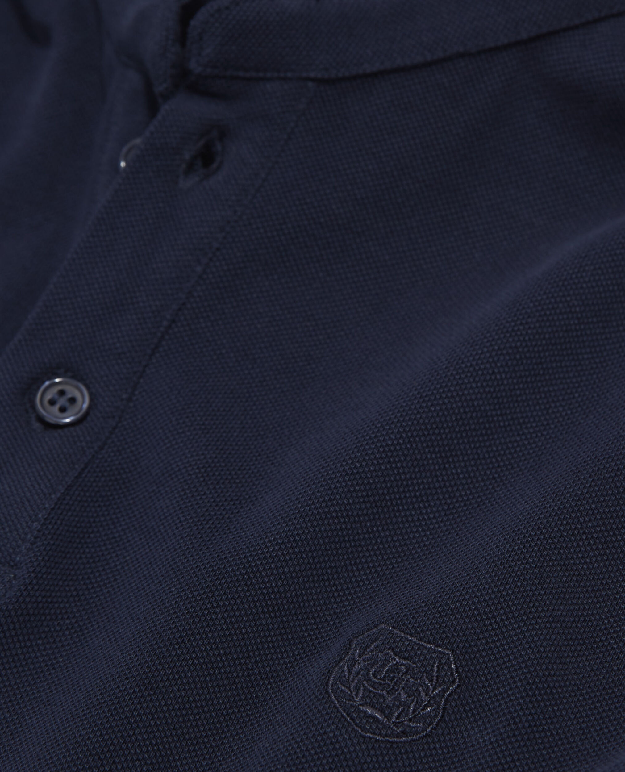 Classic polo with officer collar, NAVY, hi-res image number null