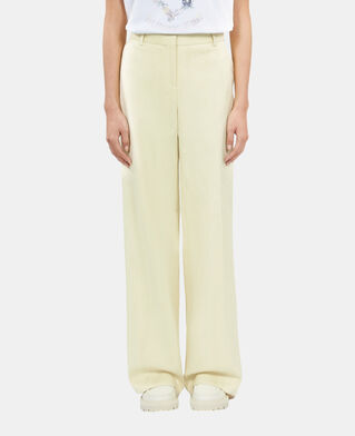The Kooples FEMME BRIGHT YELLOW pantalon tailleur jaune clair