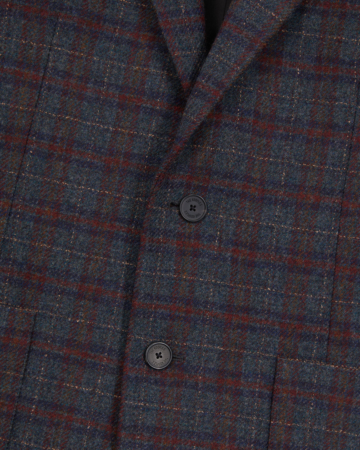 Checkered wool jacket, CARREAUX, hi-res image number null