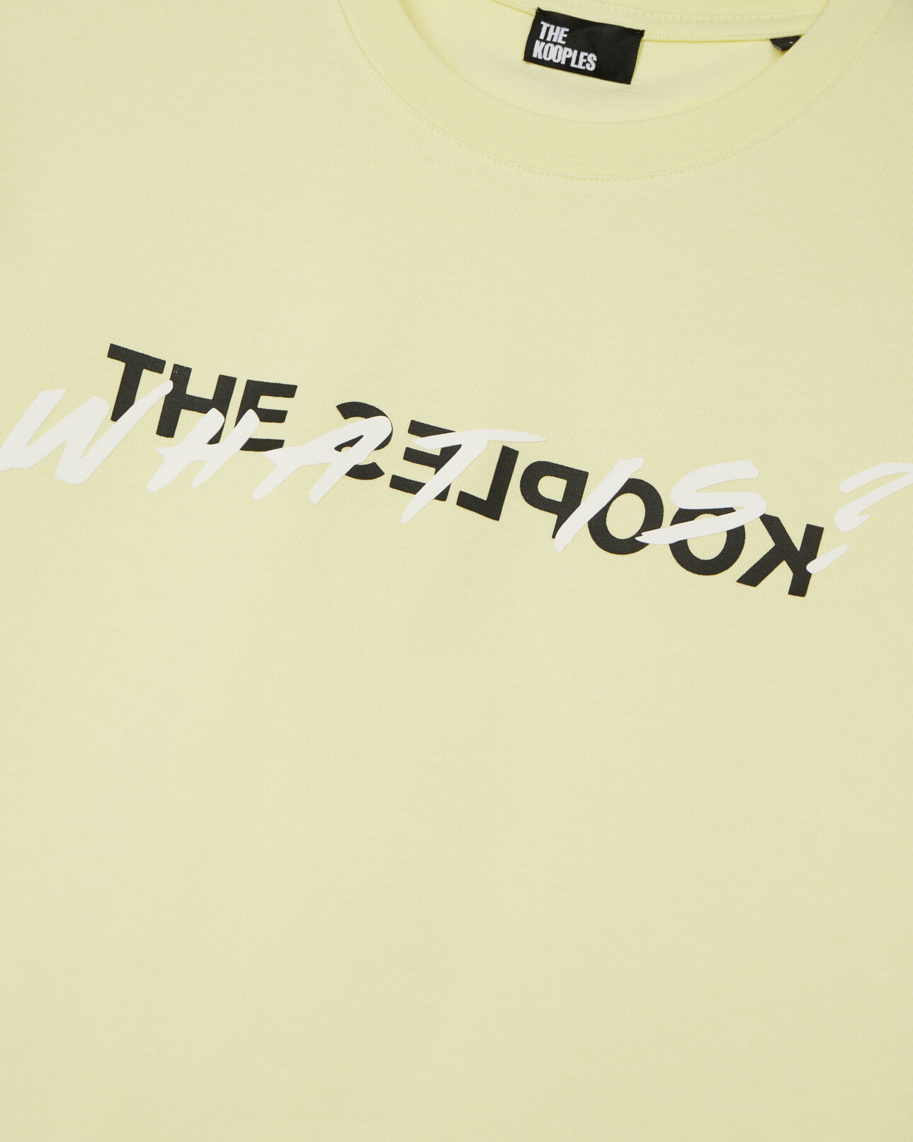 The Kooples FEMME BRIGHT YELLOW t-shirt what is jaune clair