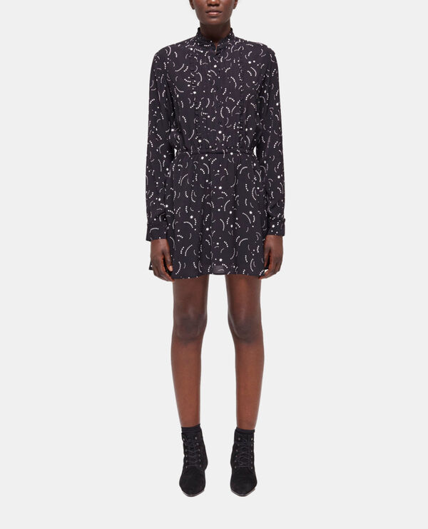 robe courte imprimée