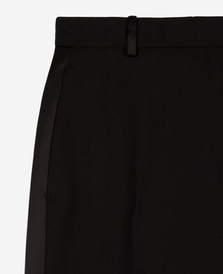 The Kooples FEMME BLACK pantalon de smoking large noir