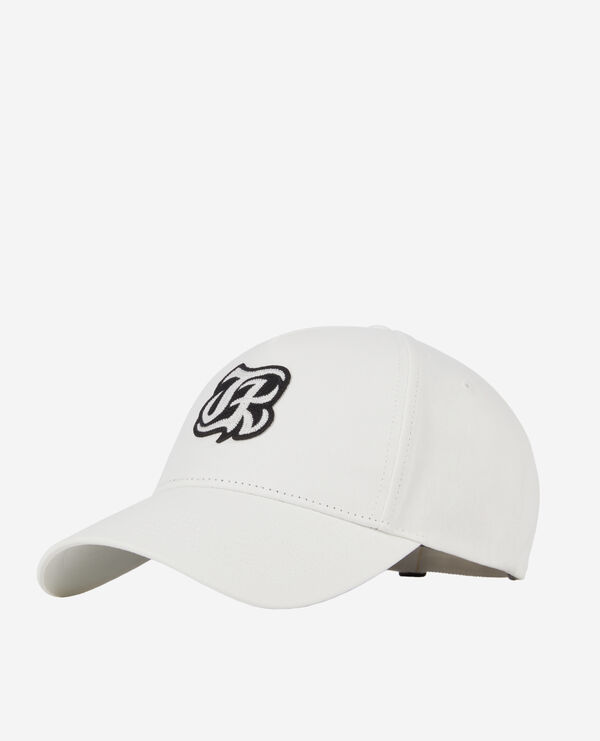white cap with tk patch