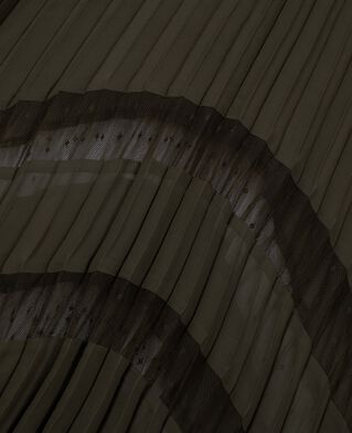 The Kooples F KAKI khaki pleated maxi dress