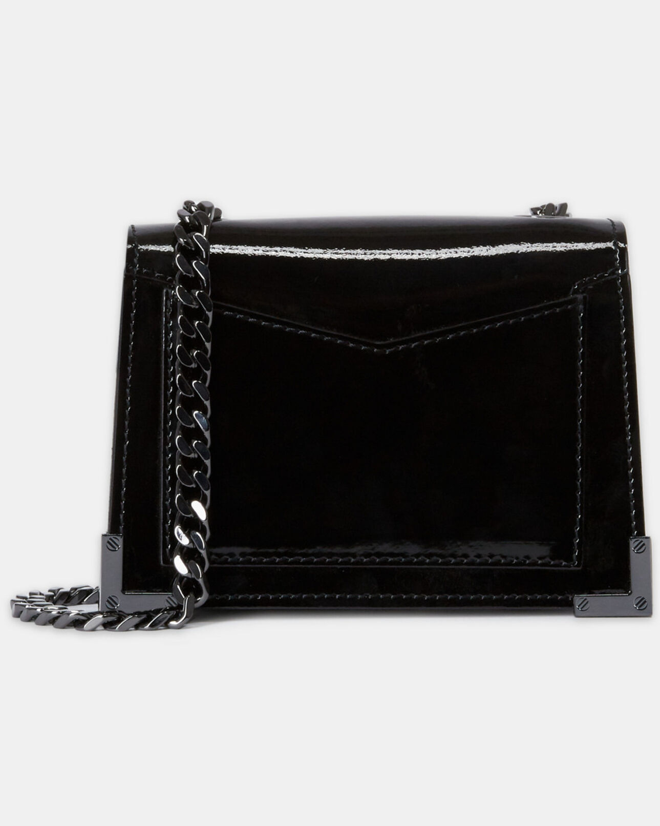 The Kooples F BLACK nano emily bag in black leather