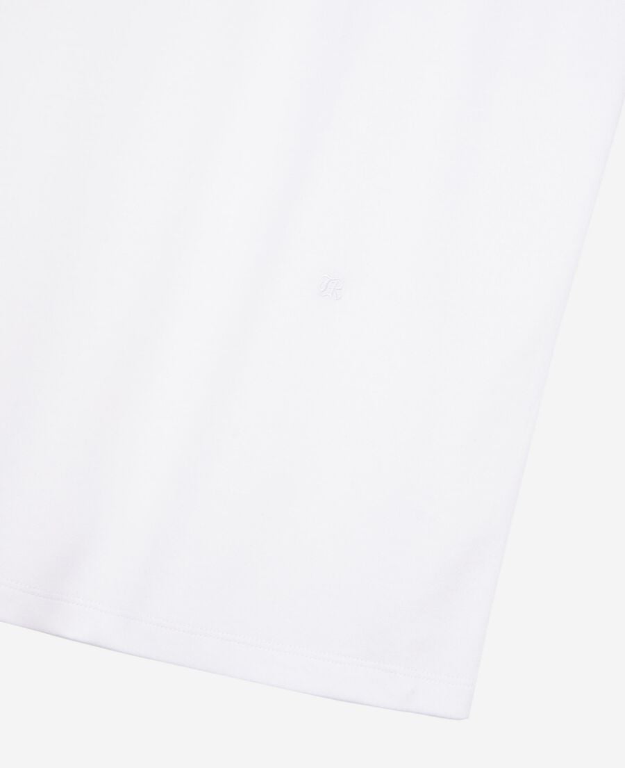The Kooples HOMME WHITE t-shirt mixte large uni blanc
