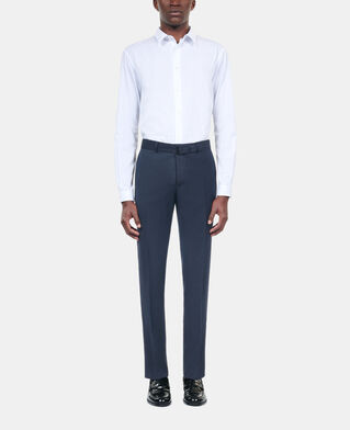 The Kooples HOMME NAVY pantalon de costume en laine bleu marine