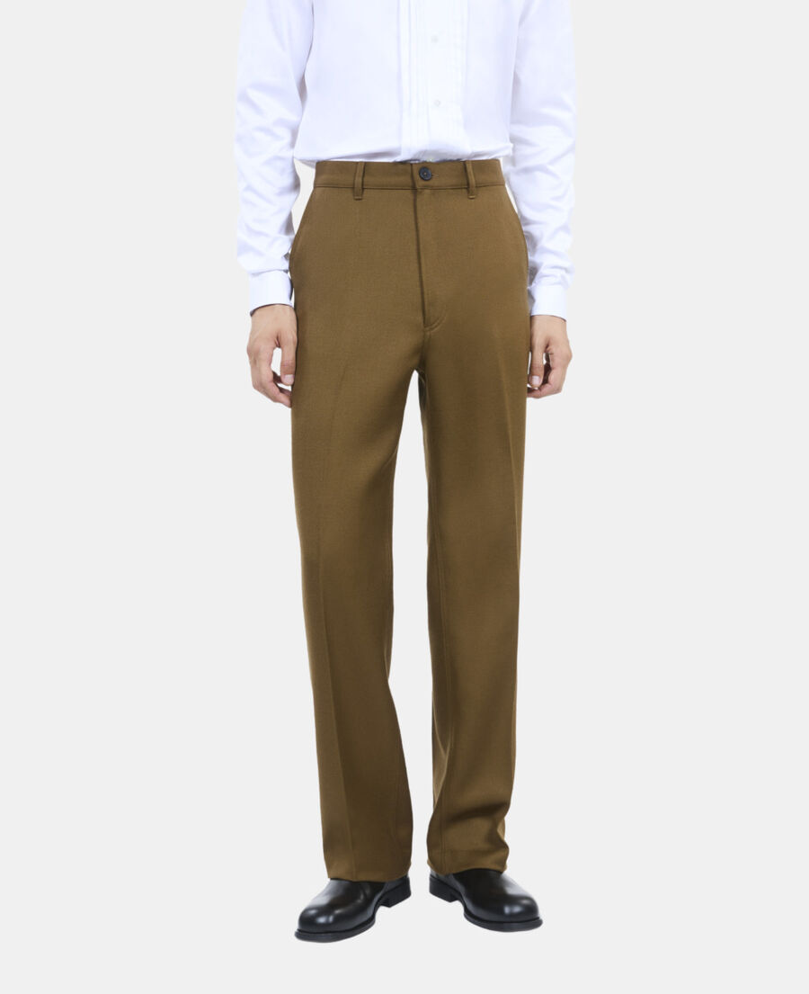 The Kooples H KAKI khaki wool trousers