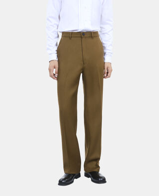 The Kooples H KAKI khaki wool trousers