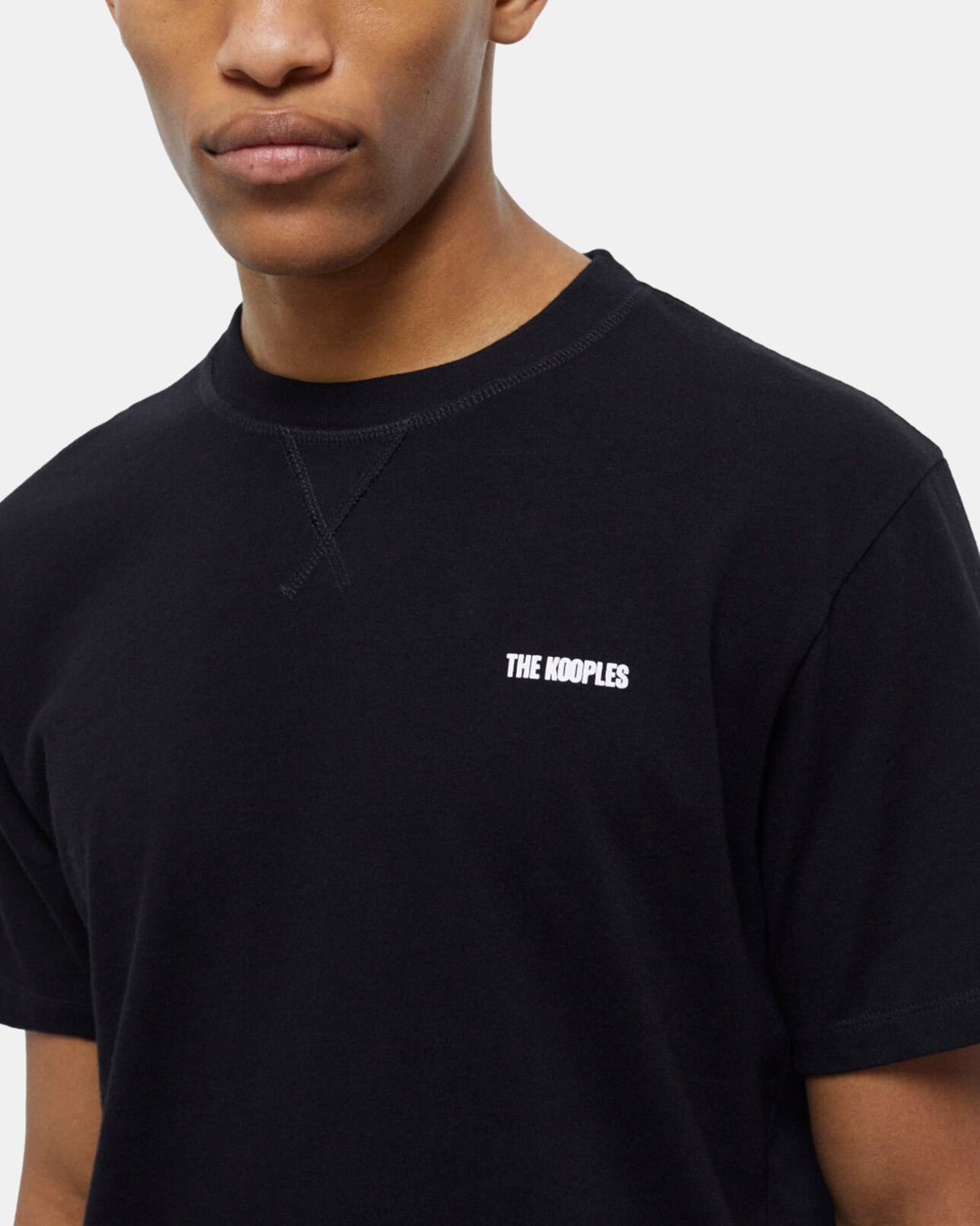 The Kooples HOMBRE BLACK camiseta logotipo the kooples negra para hombre