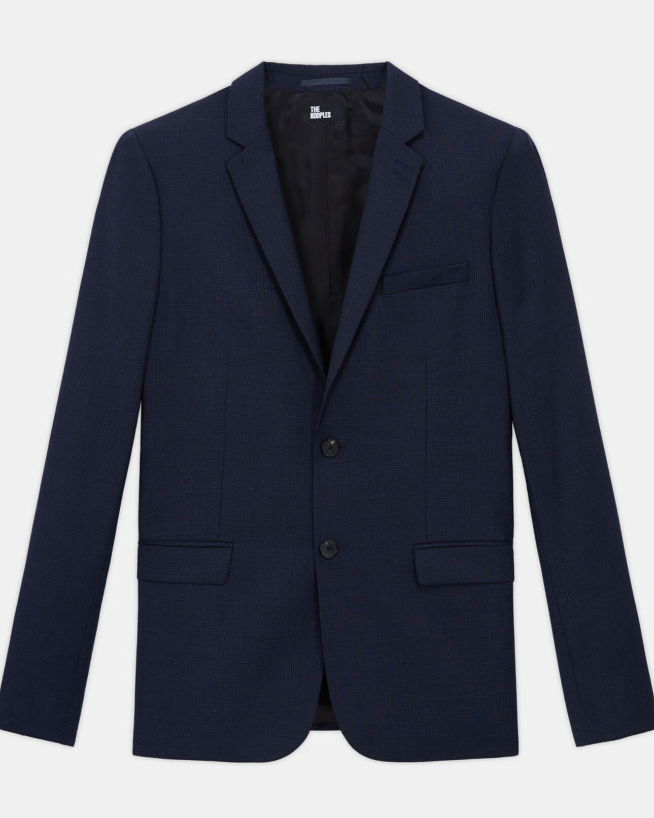 The Kooples MEN NAVY navy blue wool suit jacket