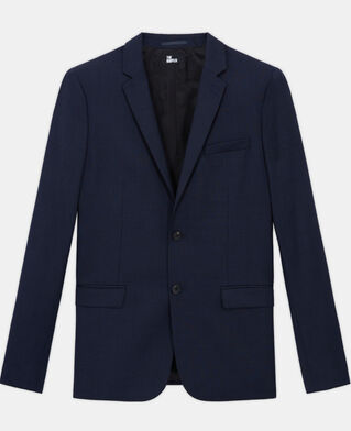 The Kooples H NAVY navy blue wool suit jacket