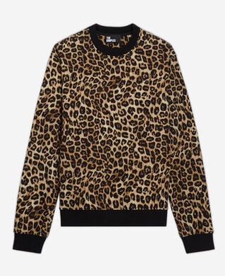 The Kooples H LEOPARD leopard print sweatshirt