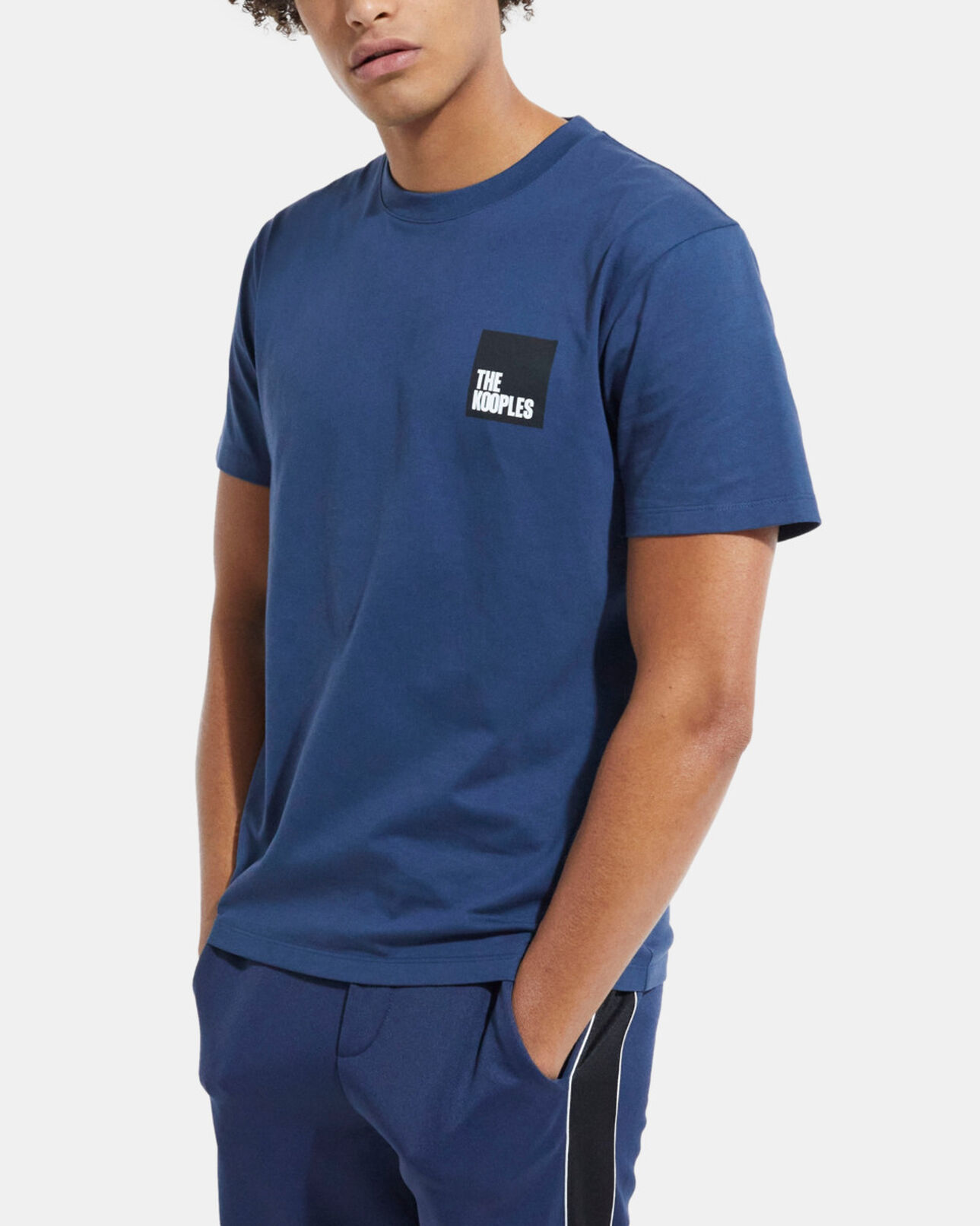 The Kooples MEN NAVY navy blue t-shirt
