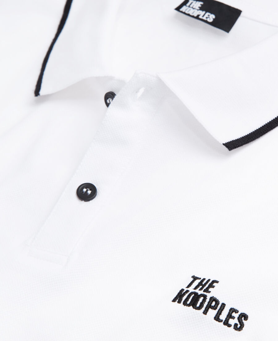 white classic polo