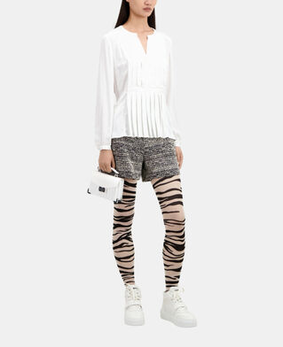 The Kooples F ECRU ecru top with pleating