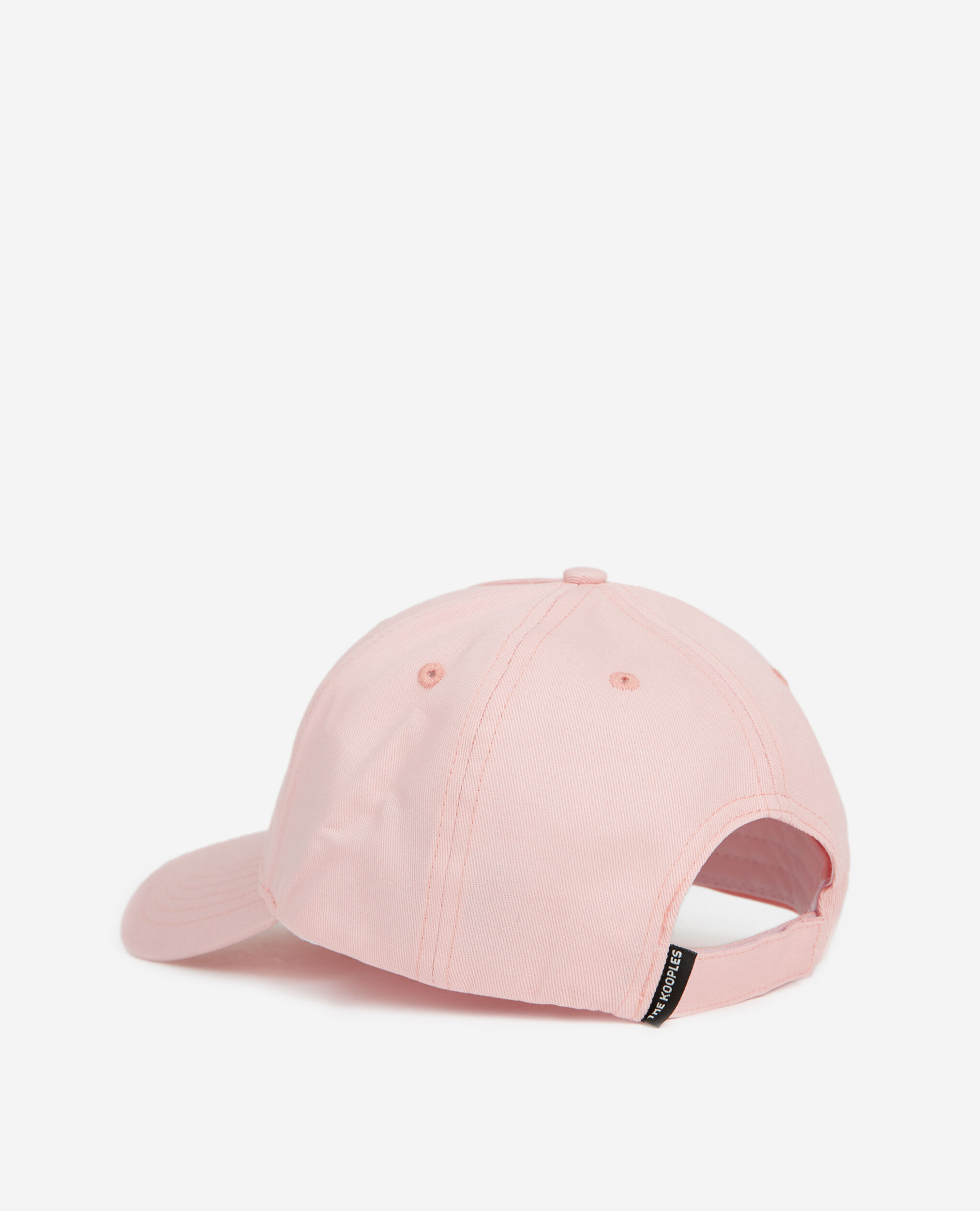 Pink cotton cap with tone-on-tone logo, PINK, hi-res image number null