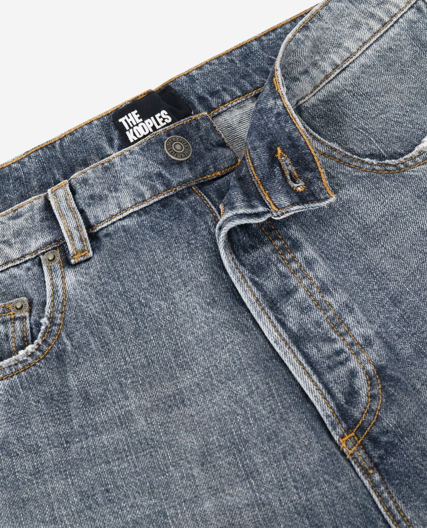 The Kooples HOMME BLUE jean droit bleu gris