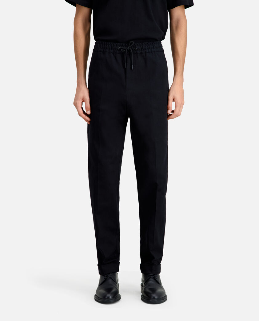 The Kooples MEN BLACK black flannel trousers
