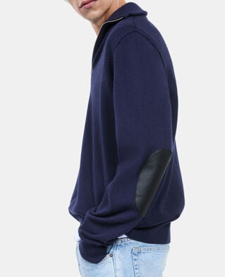 The Kooples MEN NAVY navy blue wool sweater