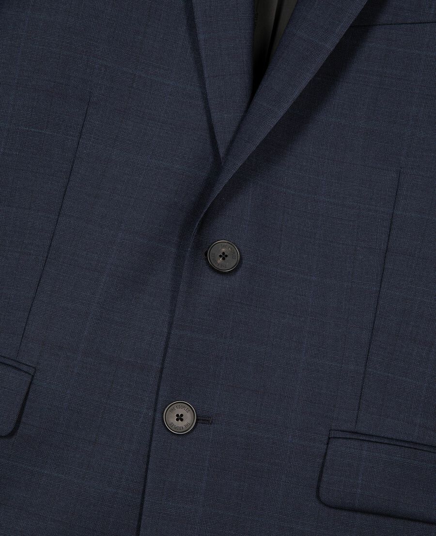 The Kooples HOMME NAVY veste de costume en laine marine