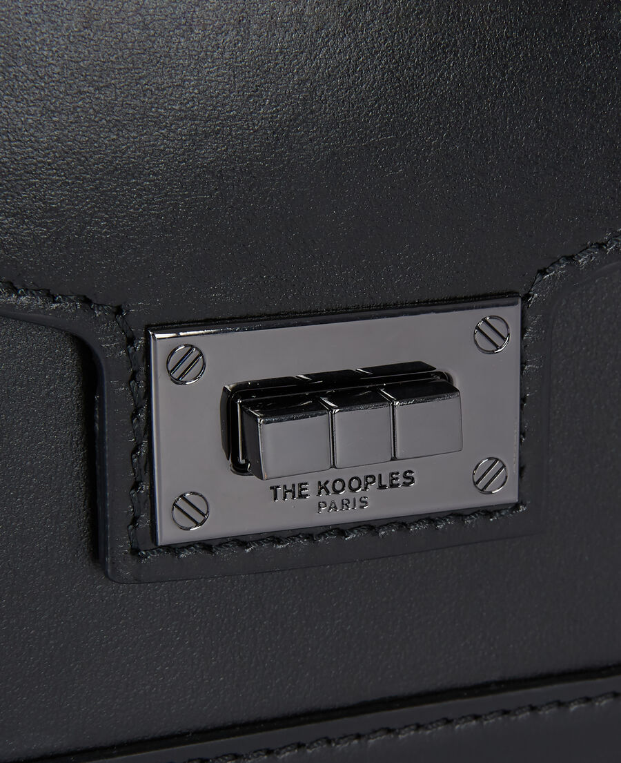 small emily bag in black leather