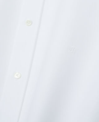 The Kooples HOMME WHITE chemise oxford blanche