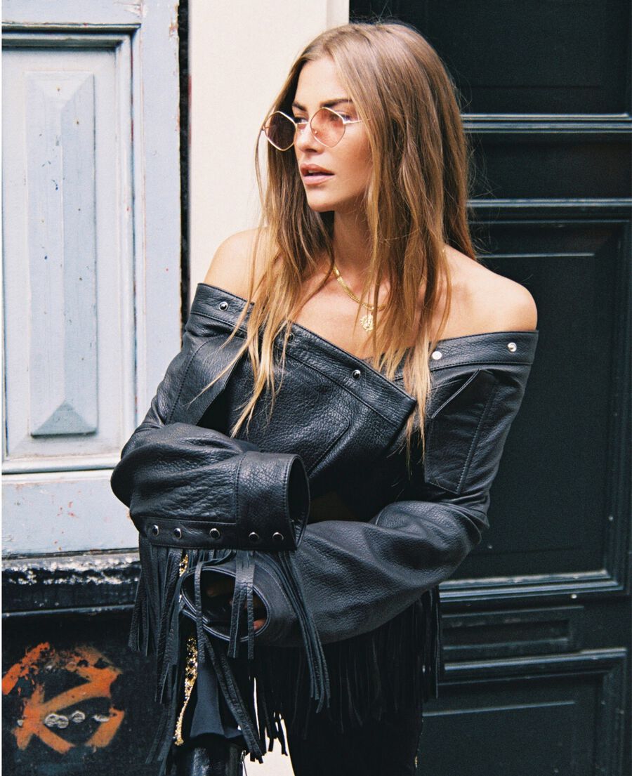 Chemise a 2025 frange femme