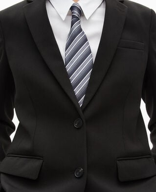 The Kooples FEMME BLACK veste tailleur coupe droite noire