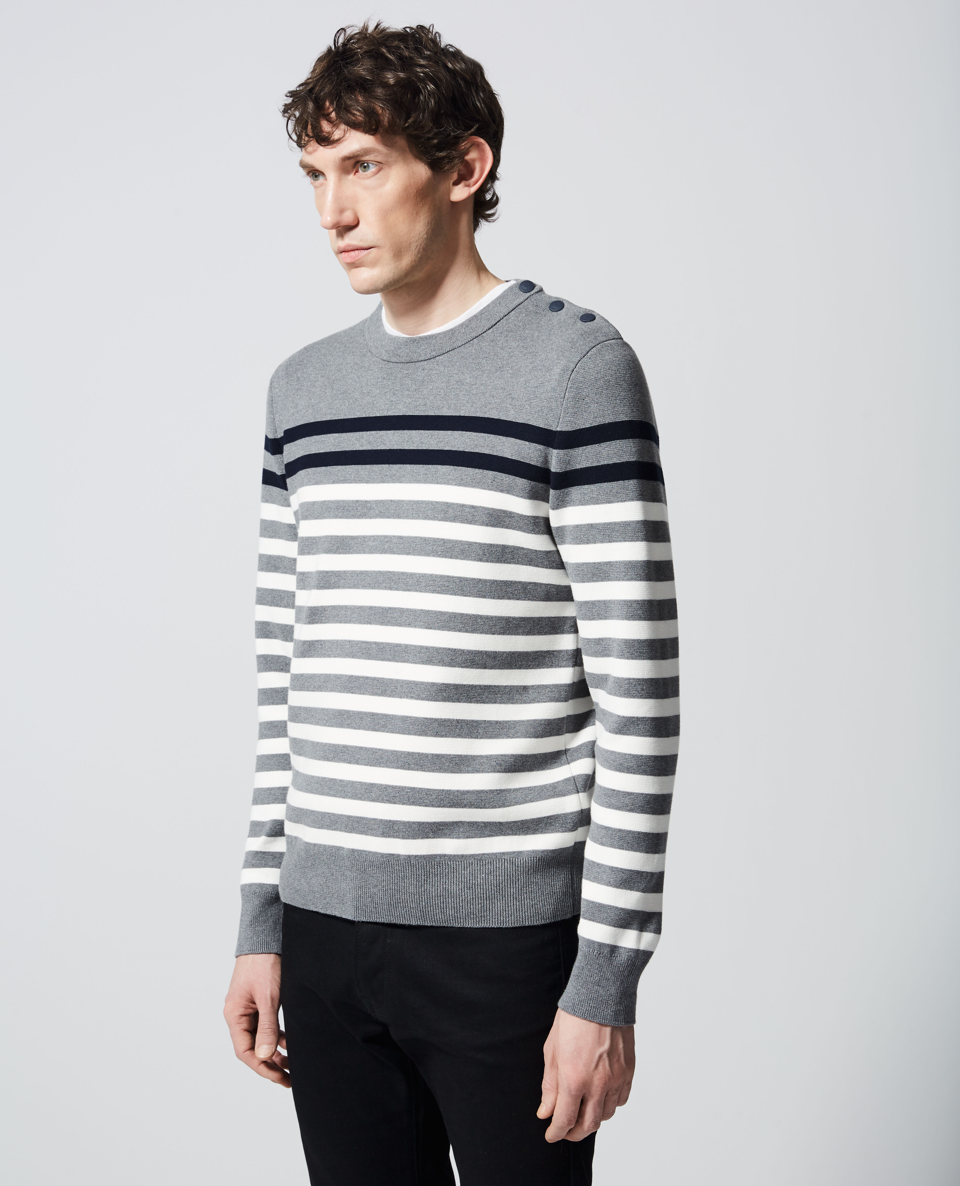 Off white best sale striped sweater