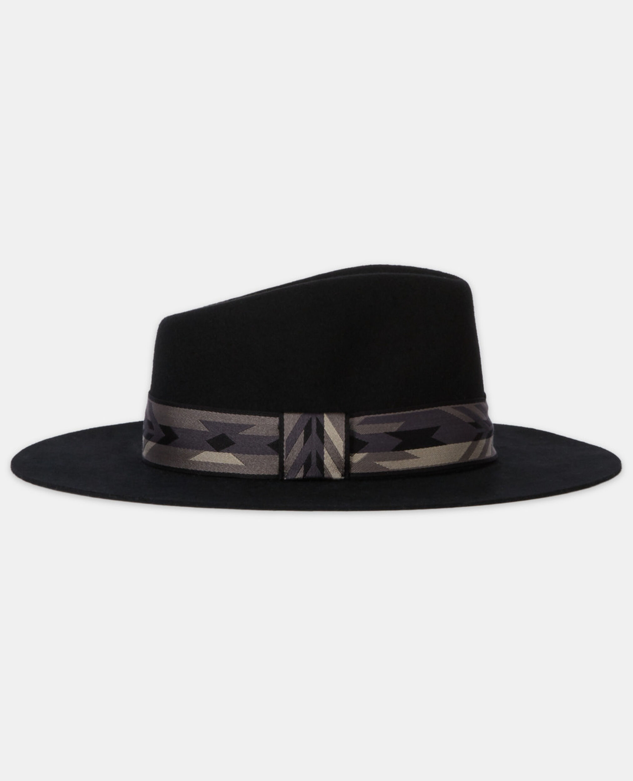 Chapeau en laine noir, BLACK, hi-res image number null