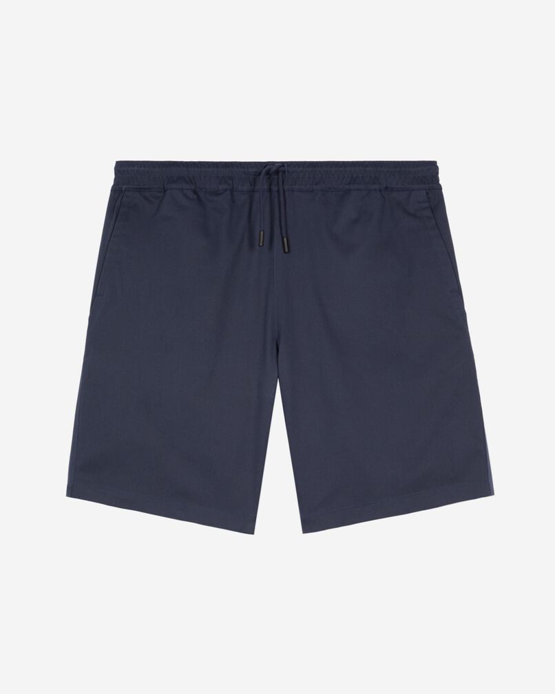 The Kooples MEN NAVY navy elasticated waist shorts