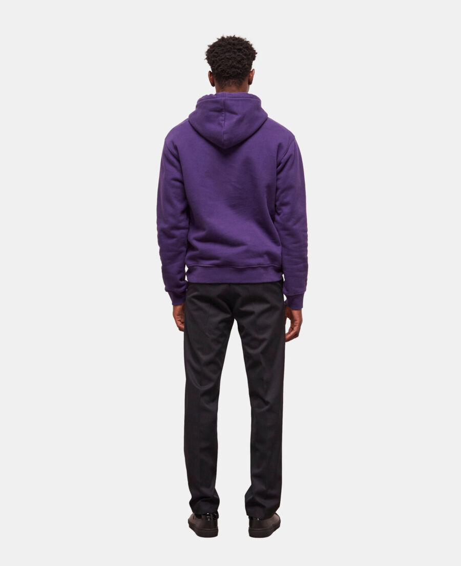 sweatshirt à logo violet