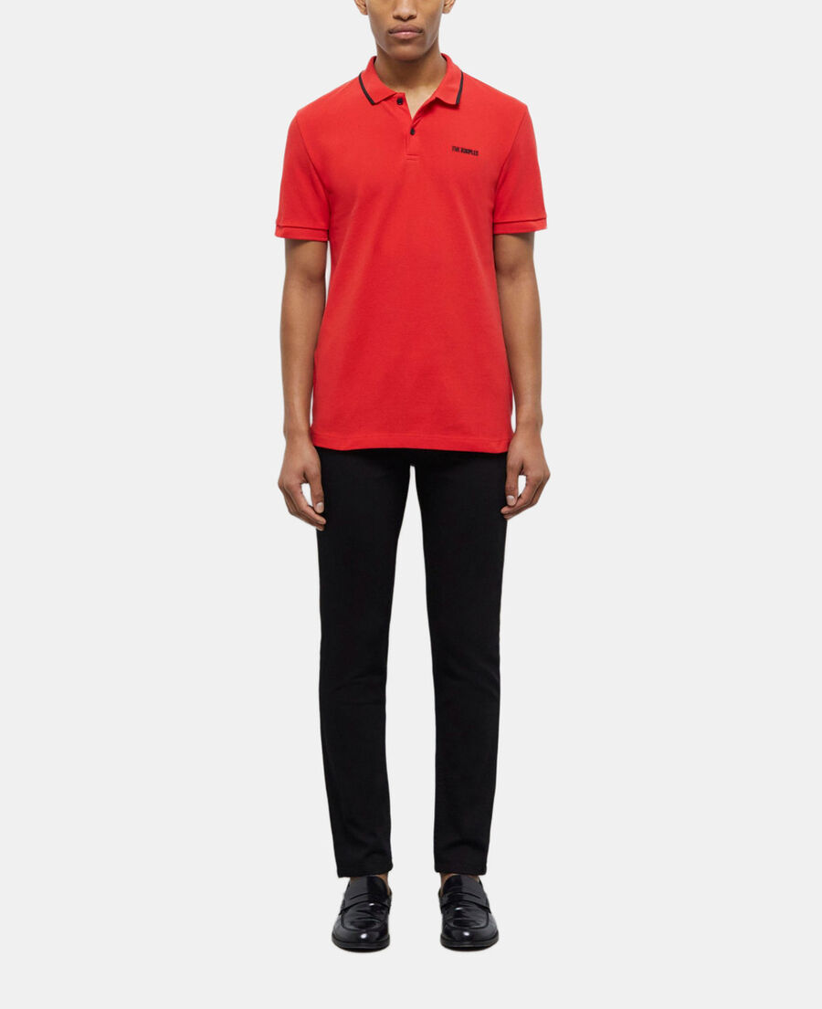 The Kooples H RED red polo shirt