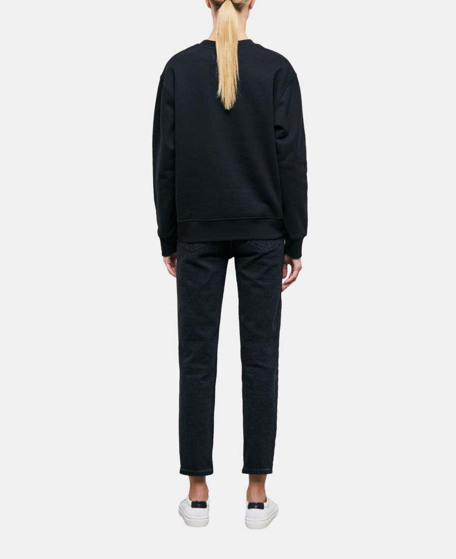 black logo sweatshirt