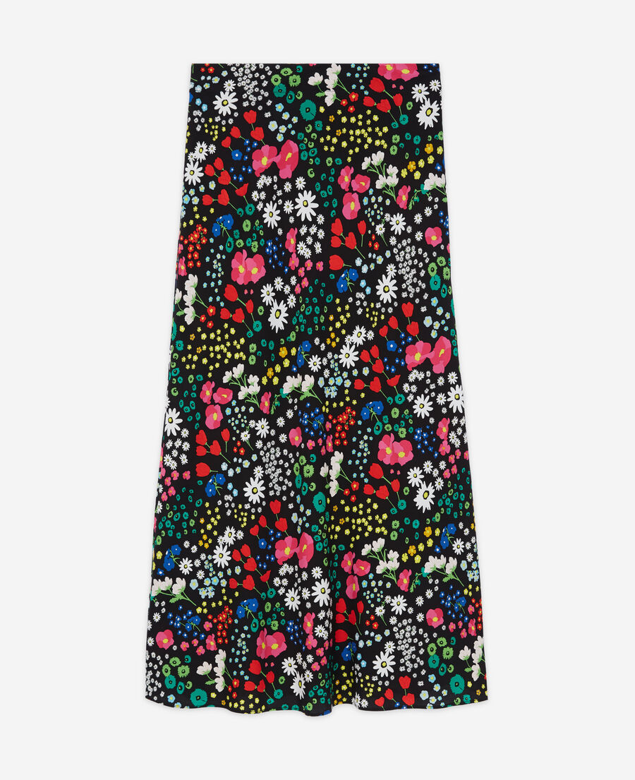langer rock mit print