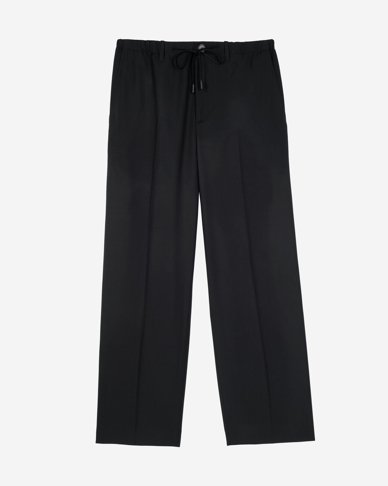 The Kooples HOMBRE BLACK pantalón recto negro
