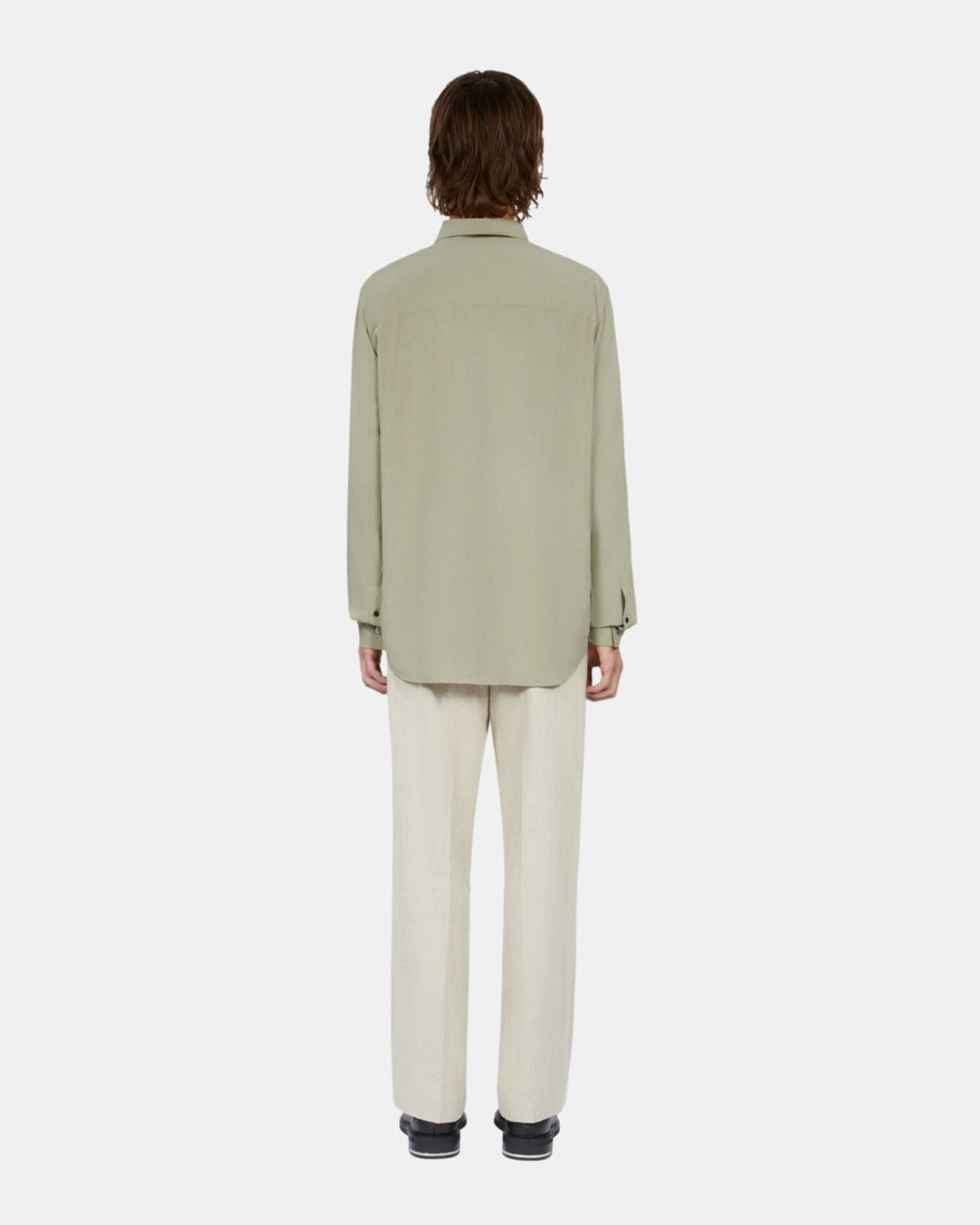 Chemise vert clair, KAKI GREY, hi-res image number null