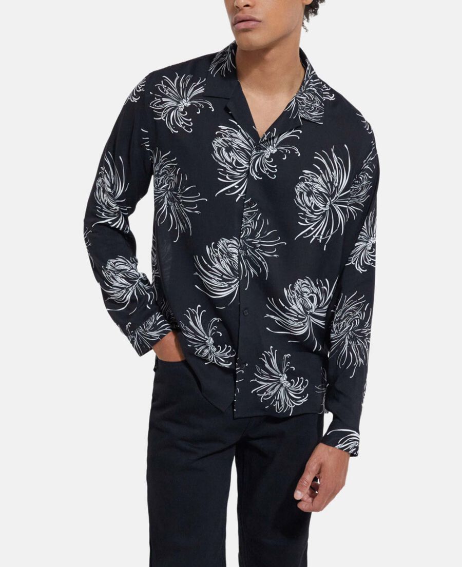 The Kooples HOMME BLACK WHITE chemise imprimée