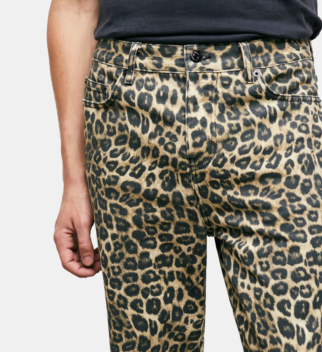 Leopard jeans men new arrivals
