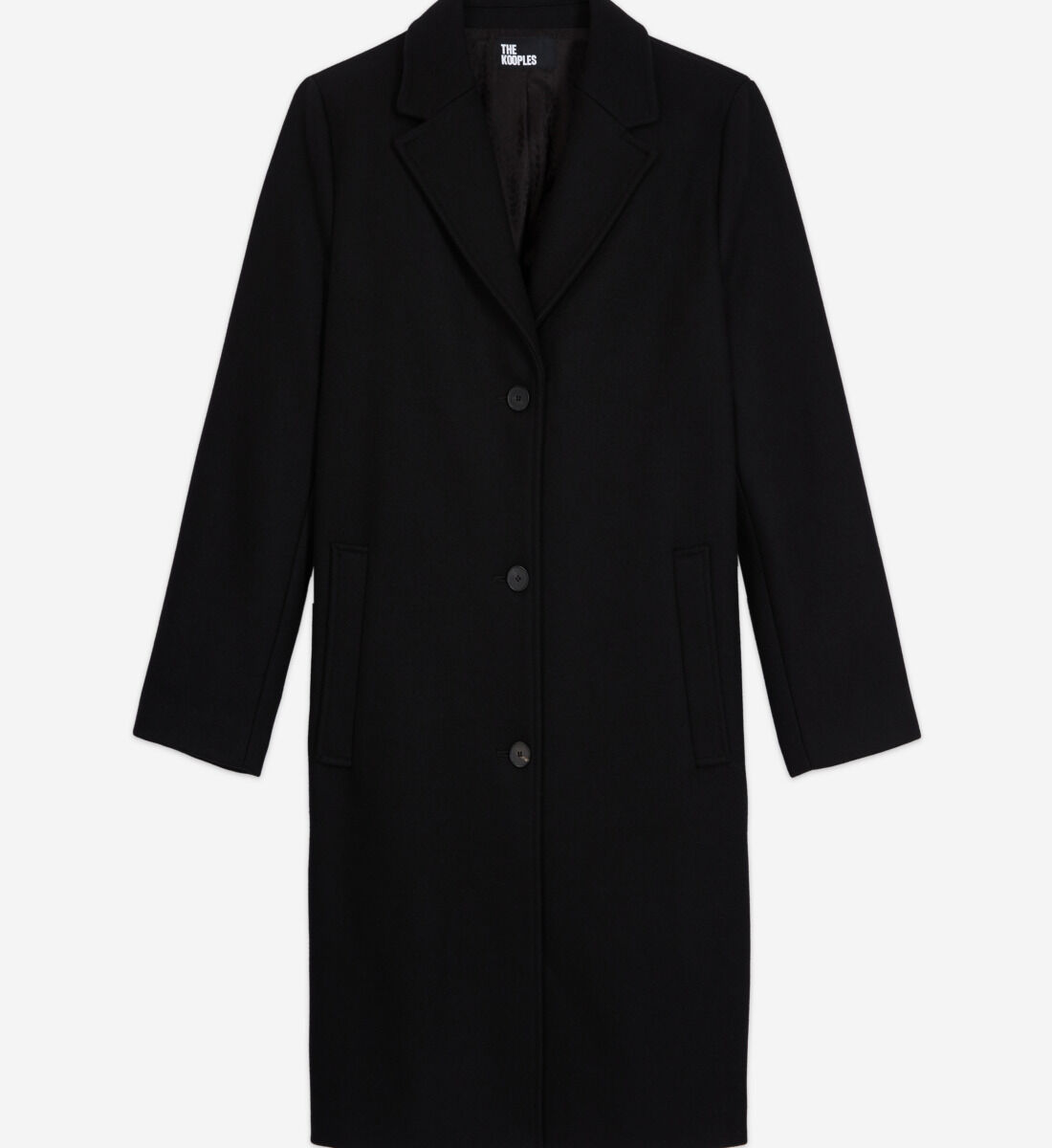 The kooples hotsell manteau femme noir