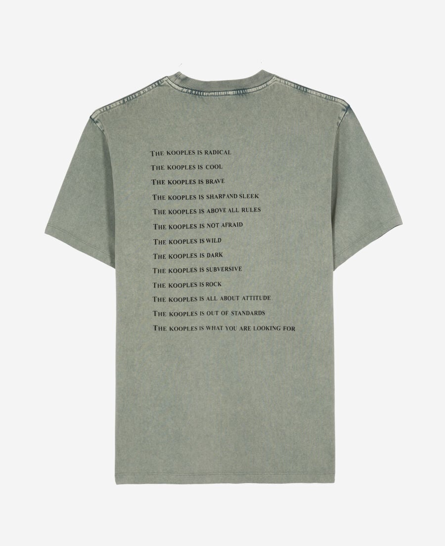 The Kooples MEN BLUE/GREEN what is green t-shirt