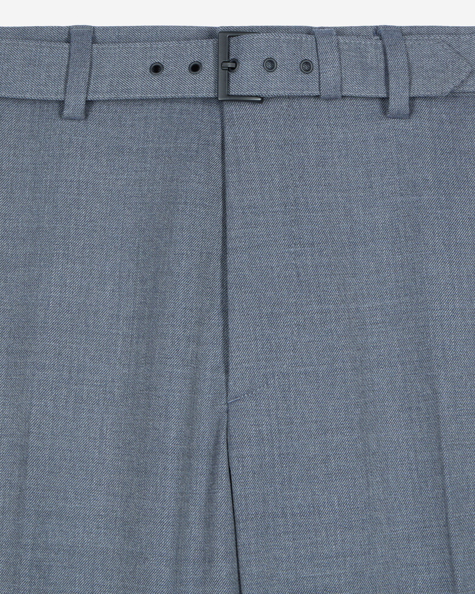 Blue wool suit trousers, BLUE, hi-res image number null