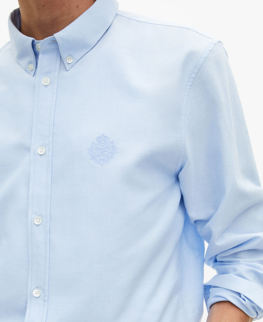The Kooples H BLUE light blue formal shirt with classic collar
