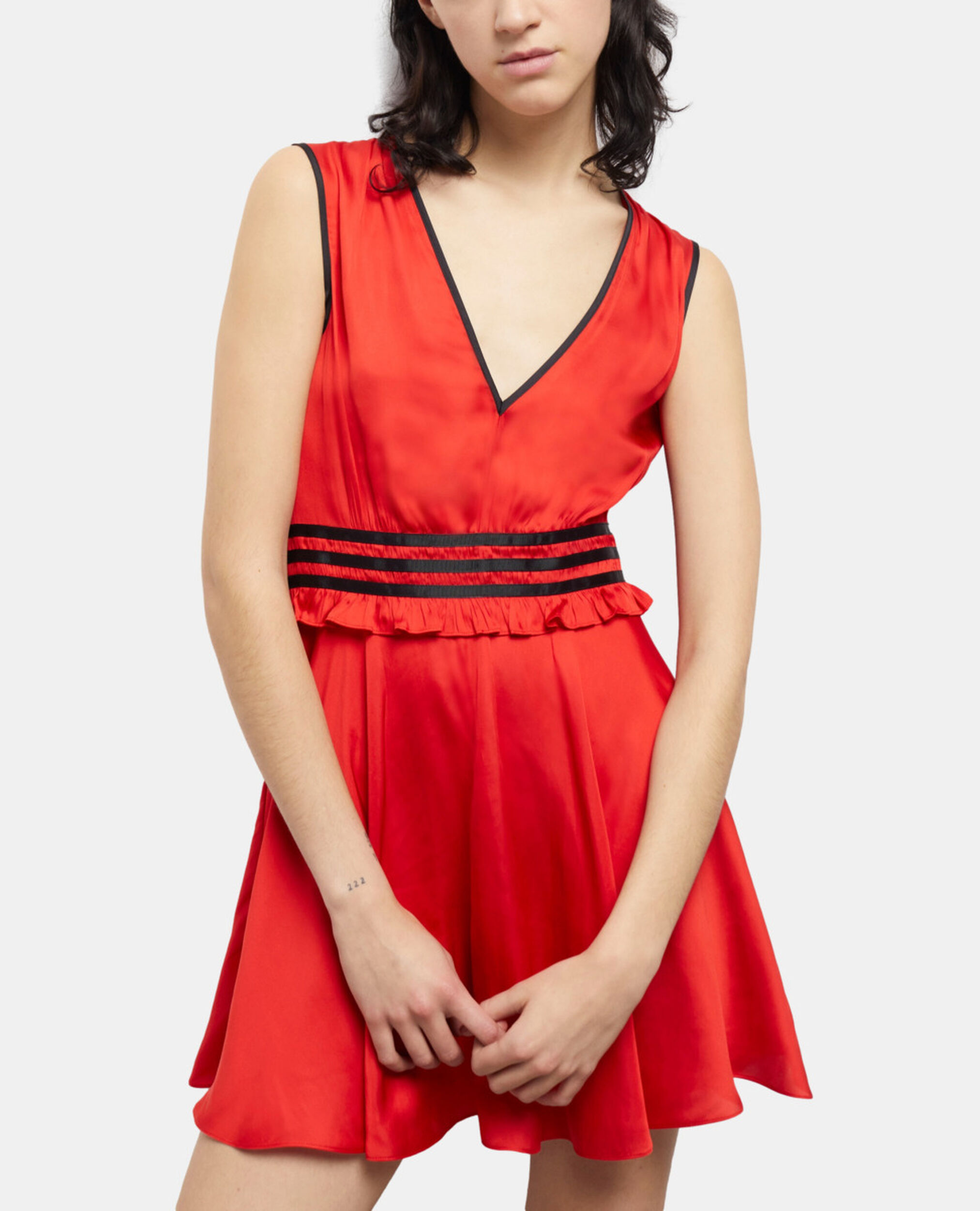 Robe courte rouge, RED, hi-res image number null