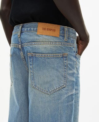 The Kooples MEN USED RAPIECE light blue straight jeans