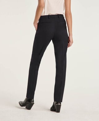 The Kooples MUJER DARK NAVY pantalón de traje azul marino de lana