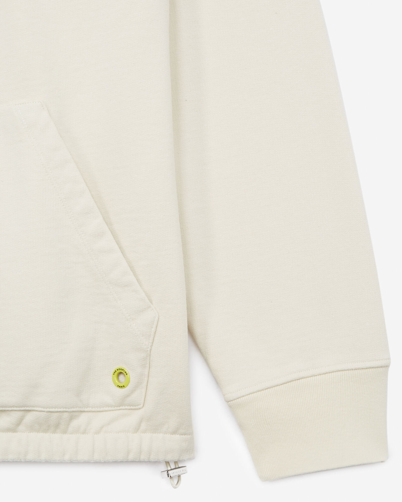 The Kooples MEN ECRU white hoodie