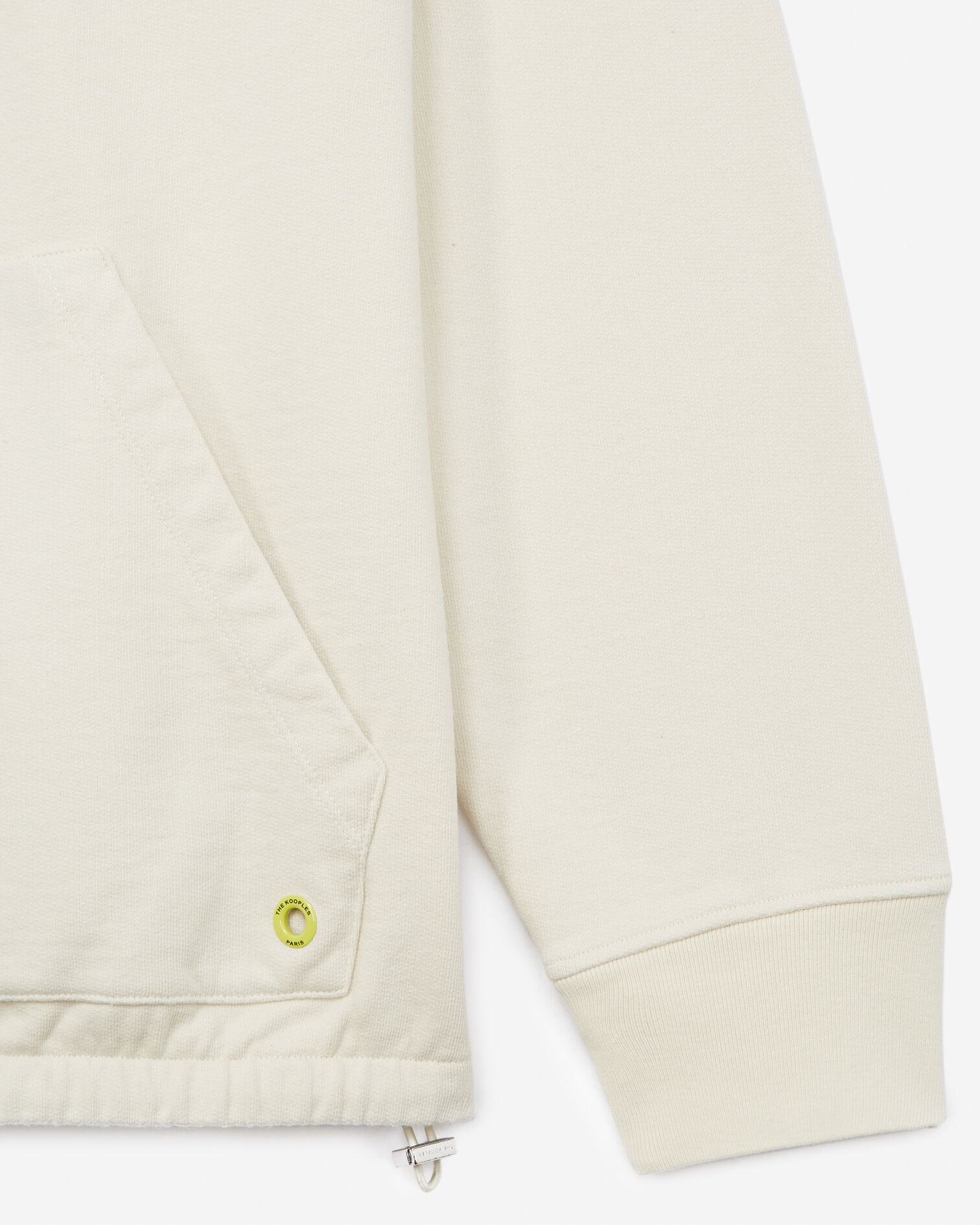 White hoodie, ECRU, hi-res image number null