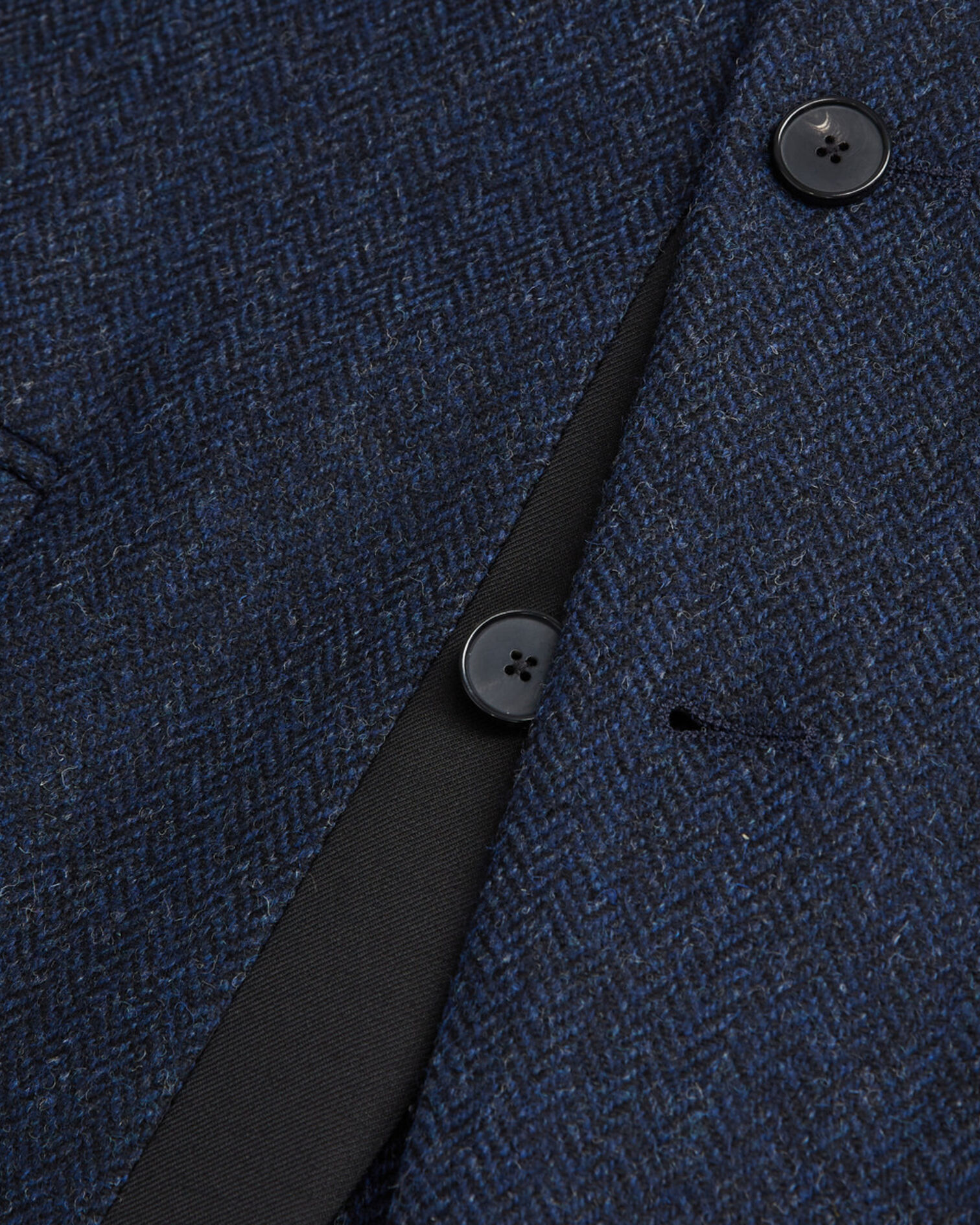 Blue patterned wool jacket, NAVY, hi-res image number null